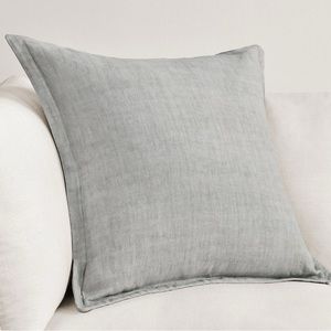 Pottery Barn NOWT Linen Accent Pillow Cover (Gray)